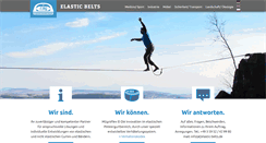 Desktop Screenshot of elastic-belts.de